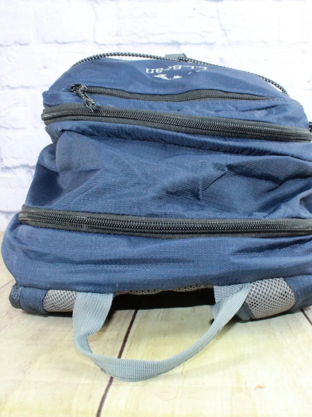 LL Bean Unisex Adult Comfort Carry Laptop School Hiking Backpack Navy Blue 30L